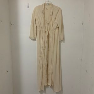 Vintage Movie Star Nightgown & Jacket Sleep Set